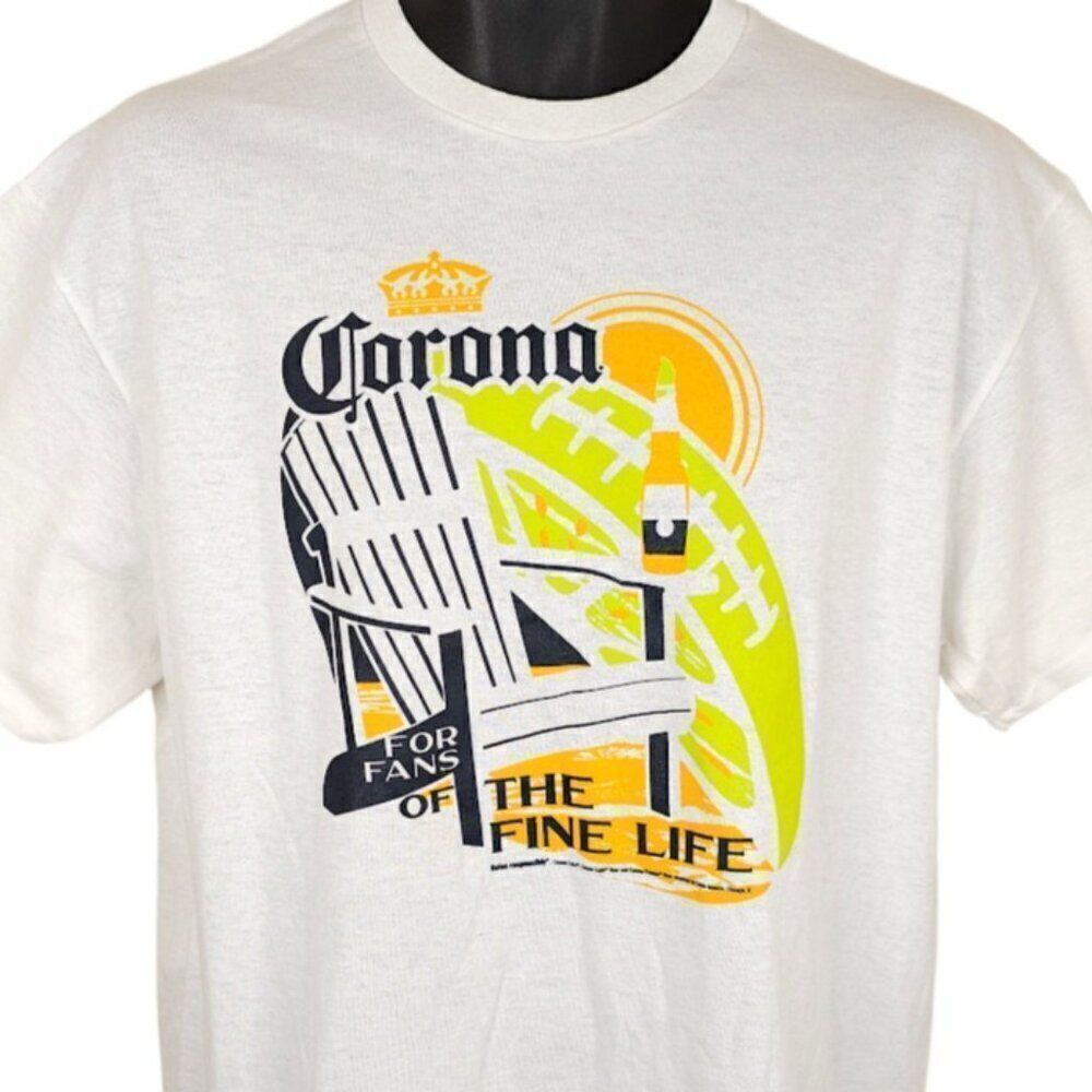 Corona Beer T Shirt Mens Size Large For Fans Of The Fine Life Breweriana